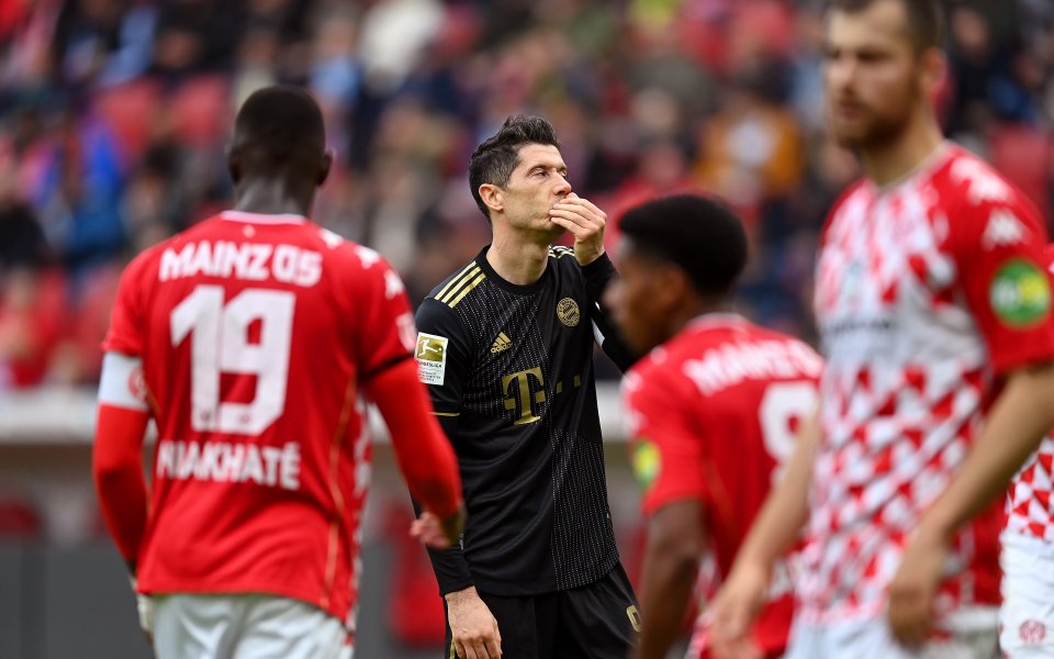 Майнц изненада Байерн Мюнхен и спечели с 3:1 срещата им