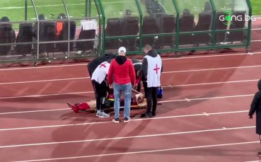 В края на първото полувреме на мача между Локомотив София