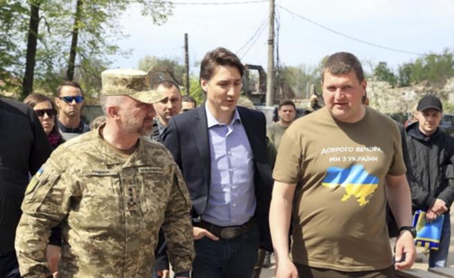 Изненадваща визита на канадския премиер Джъстин Трюдо в Украйна
