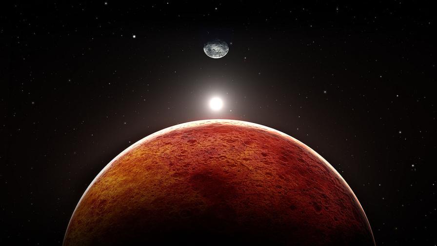 За първи път в историята: Почти на живо наблюдение на Марс