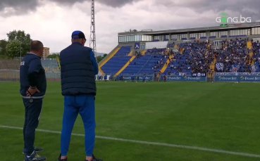 Треньорът на Левски Станимир Стоилов проведе разговор със собственика на