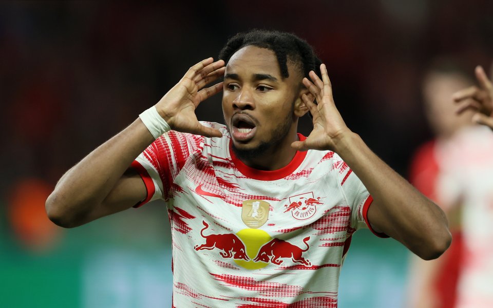 Кристофър Нкунку от РБ Лайпциг не пожела да коментира слуховете