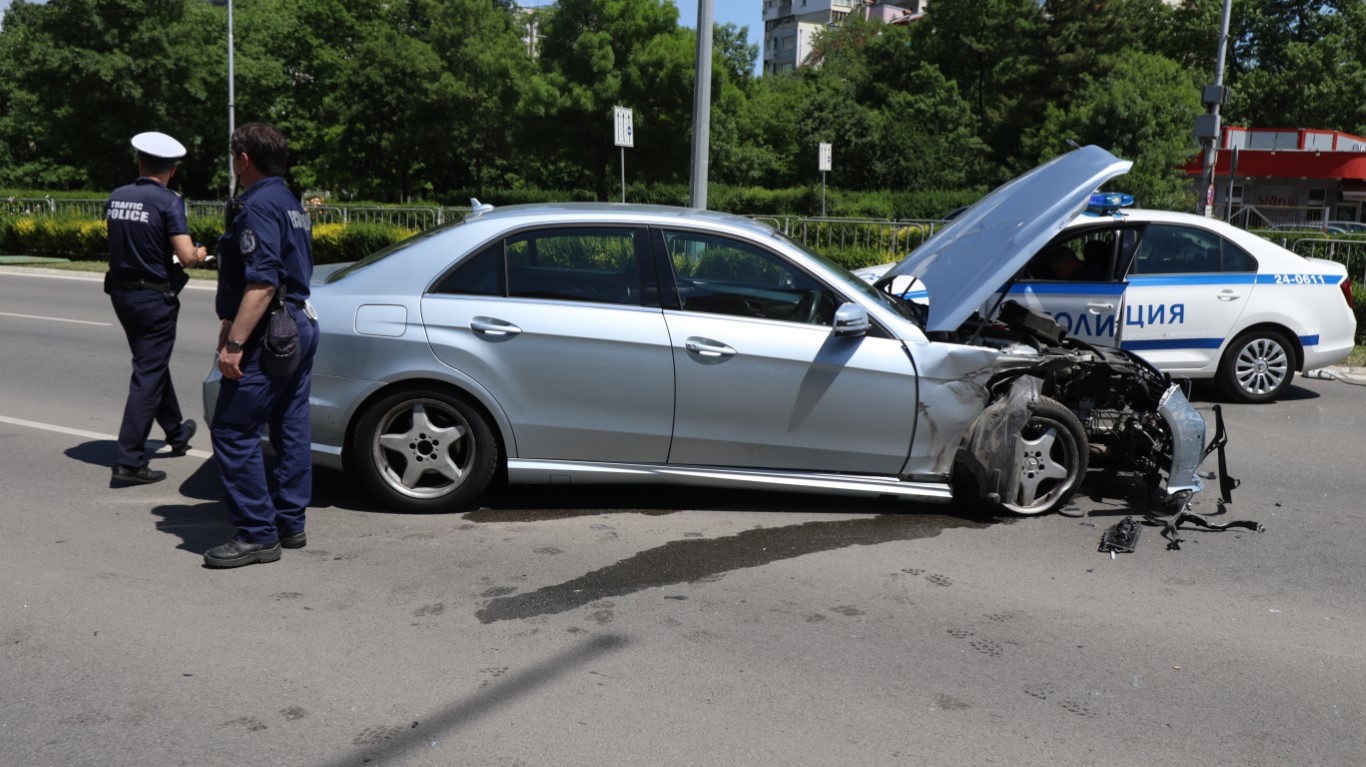 <p>Катастрофа между две коли в София</p>