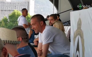 Йордан Петков е на трибуните на стадион Славия