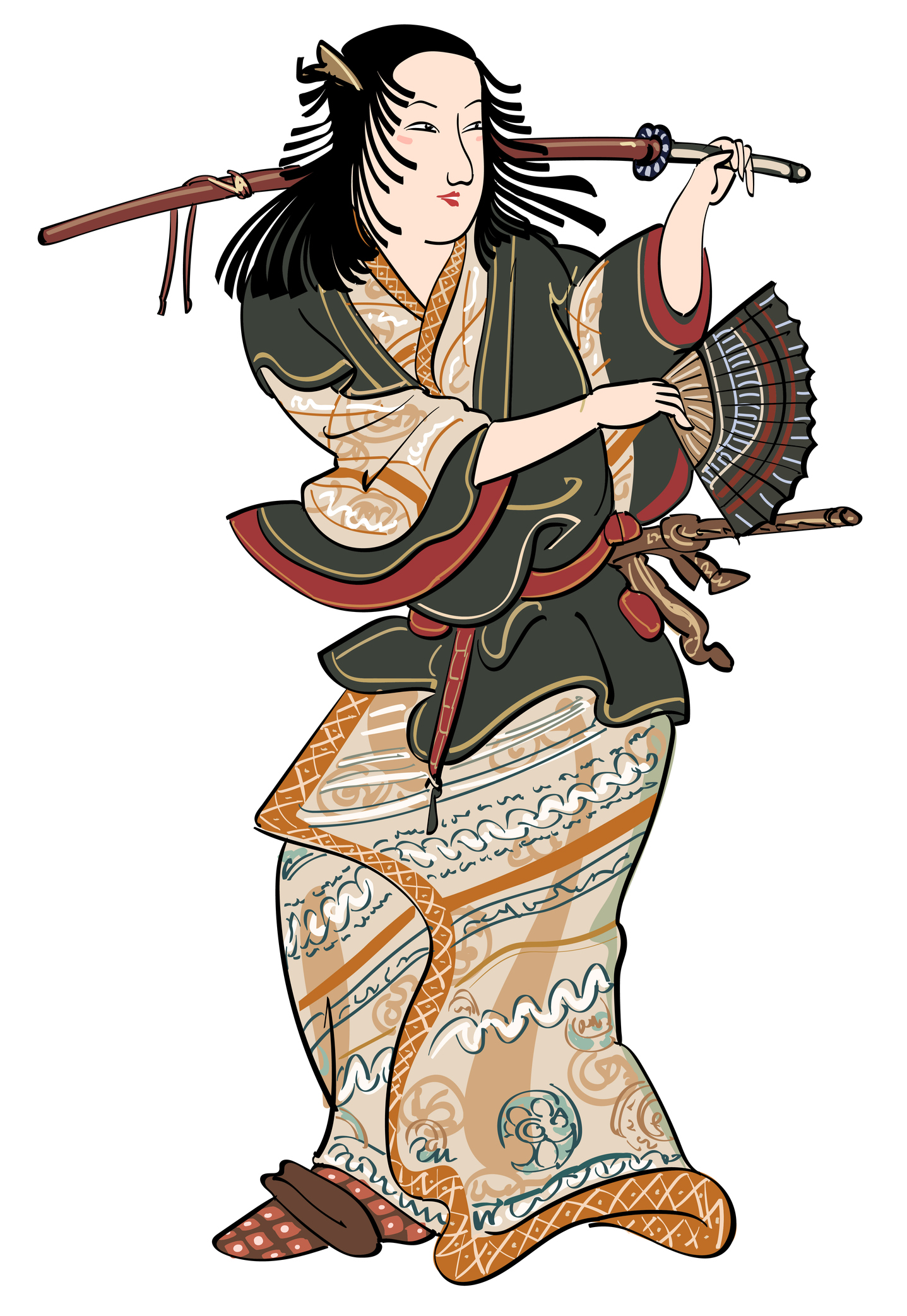 <p><strong>&bdquo;Меч за косене на трева&quot;</strong></p>

<p>Мечът &bdquo;Меч за косене на трева&quot; е един от най-важните митични артефакти в Япония. Легендата разказва, че мечът е намерен в опашката на дракон от Сусаноо, бога на бурята. Когато в крайна сметка той бил предаден на великия воин Ямато, той открил, че острието му позволява да контролира и посоката на вятъра.</p>