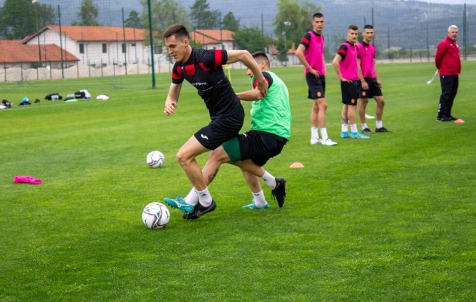 Тренировка на България U21 в Банско1