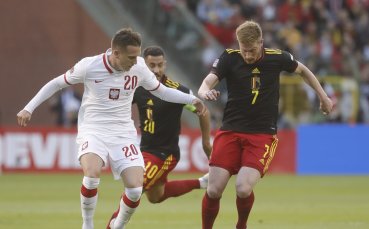 Белгия и Полша играят при 0 1 в мач от турнира Лига