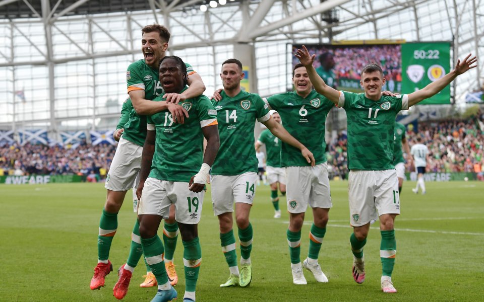 Република Ирландия срази с 3:0 Шотландия в среща от група