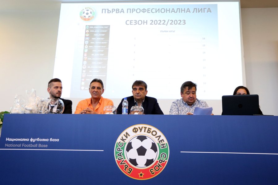 Изтеглиха жребия за сезон 2022 2023 в efbet Лига1