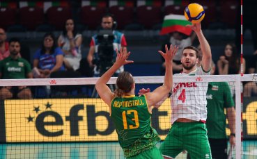 Волейболният национал на България Мартин Атанасов изигра много силен