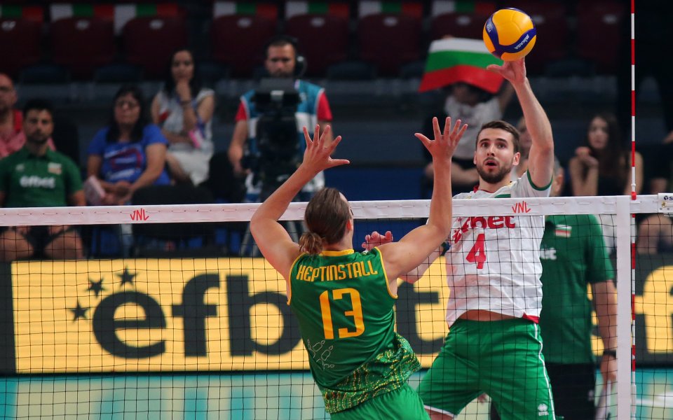Волейболният национал на България - Мартин Атанасов, изигра много силен