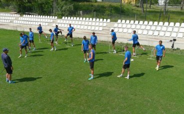 Футболистите на Арда Кърджали проведоха едно тренировъчно занимание след вчерашната