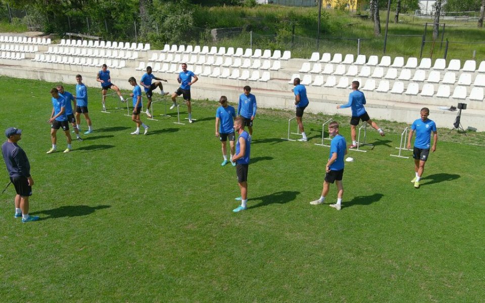 Футболистите на Арда (Кърджали) проведоха едно тренировъчно занимание след вчерашната