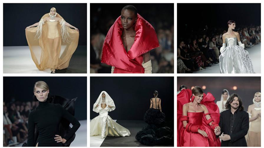 Дизайнерът Стефан Ролан организира вълнуващо модно ревю, посветено на френската певица Барбара