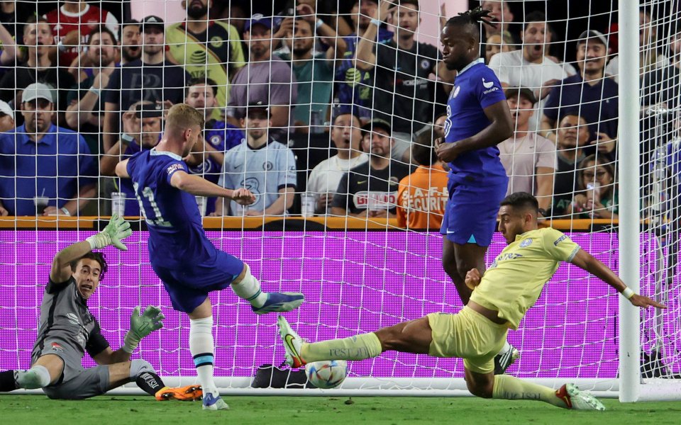 Отборът на Челси победи мексиканския Америка с 2:1 в приятелски