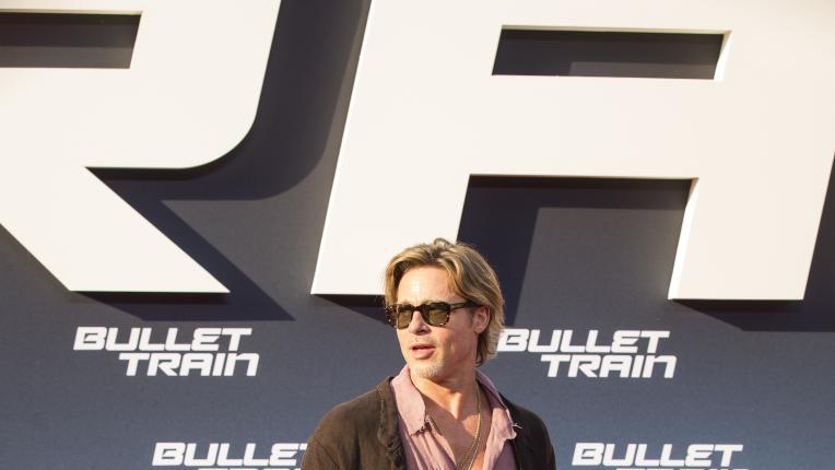 Брад Пит в пола за немската премиера на „Убийствен влак“
