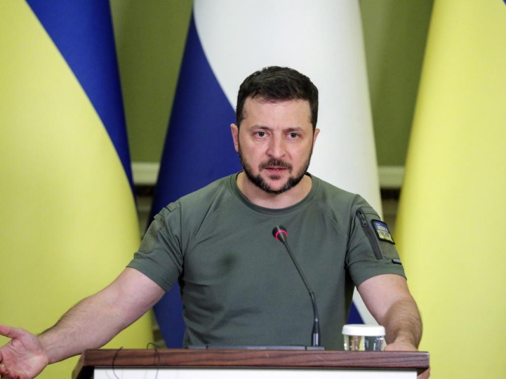 Президентът на Украйна Володимир Зеленски заяви че силите на Киев