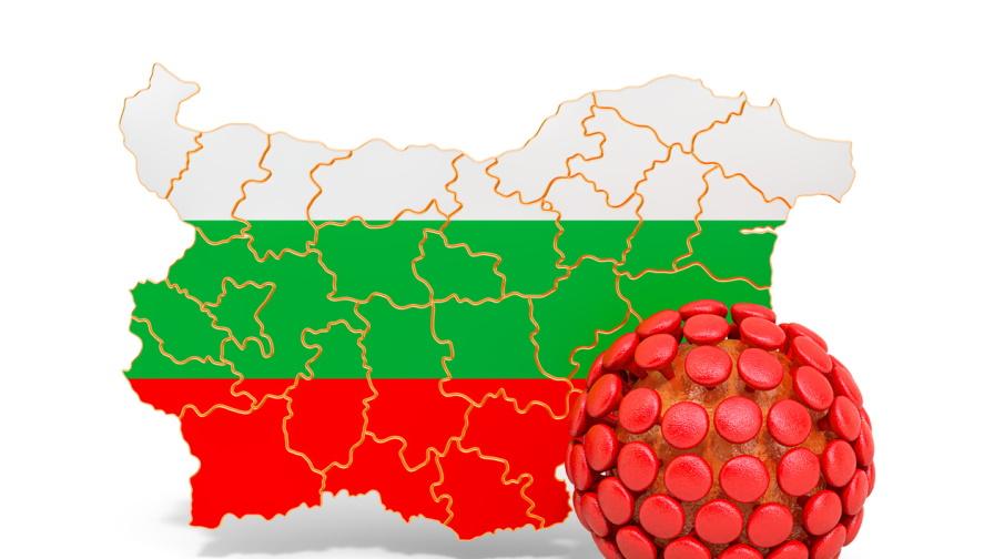COVID картата на България: Страната ни тръгва към Етап 0