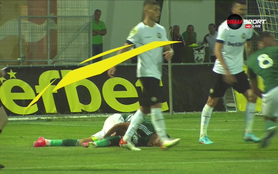 Преслав Йорданов е точен от бялата точка в 62-ата минута.