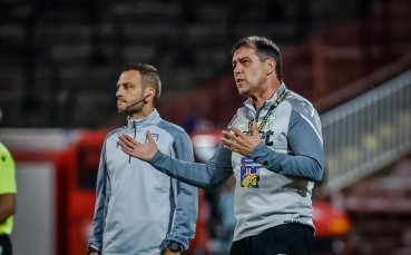 Треньорът на Берое Петър Хубчев говори пред медиите след загубата