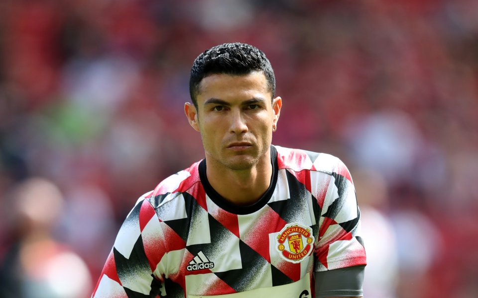 Звездата на Манчестър Юнайтед Кристиано Роналдо беше заснет е да