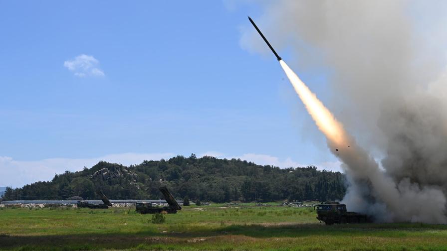 Напрежението ескалира: Тайван изстреля сигнални ракети, за да предупреди Китай