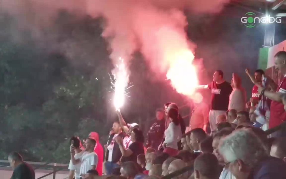 След като Георги Русев удвои срещу Ботев Враца, феновете на