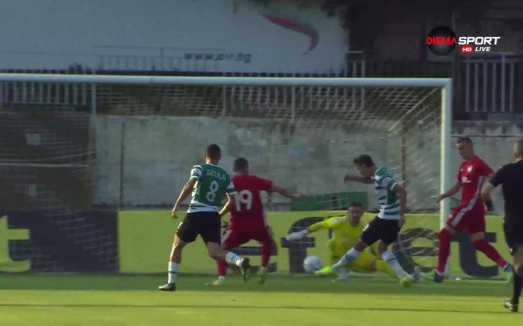 Черно море - Пирин 1:0 /първо полувреме/