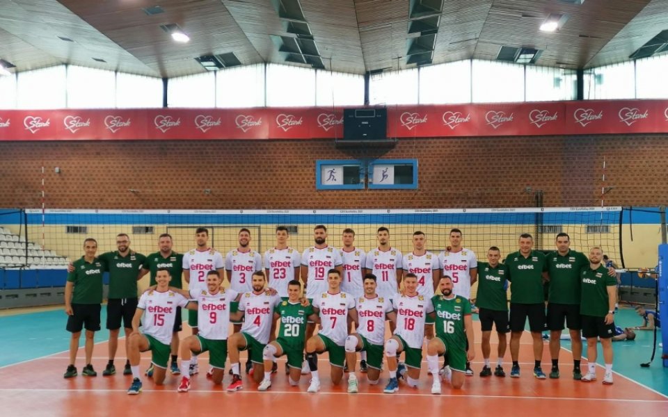Мъжкият национален отбор на България по волейбол завърши наравно във