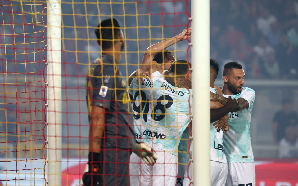 Отборът на Интер започна с много труден и изстрадан успех