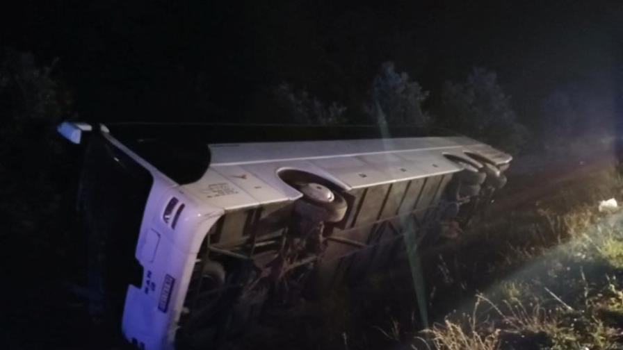 Пътничка от катастрофиралия автобус разказа как се е стигнало до инцидента (ВИДЕО)
