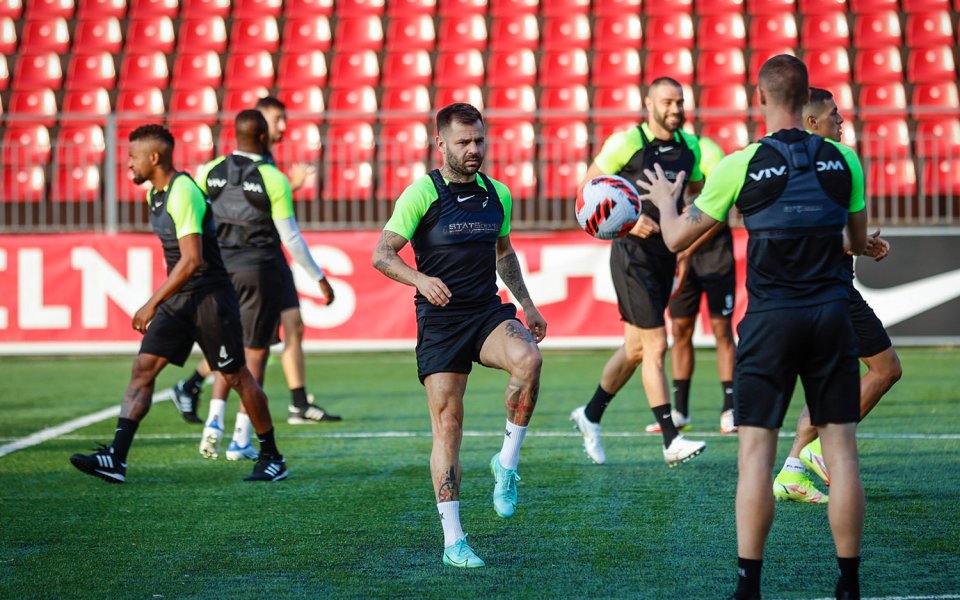 Лудогорец проведе последна тренировка преди реванша с Жалгирис от плейофа