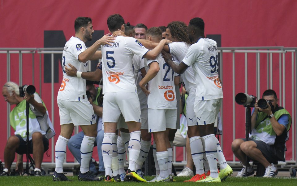 Олимпик Марсилия постигна нова победа в шампионата на Франция. В