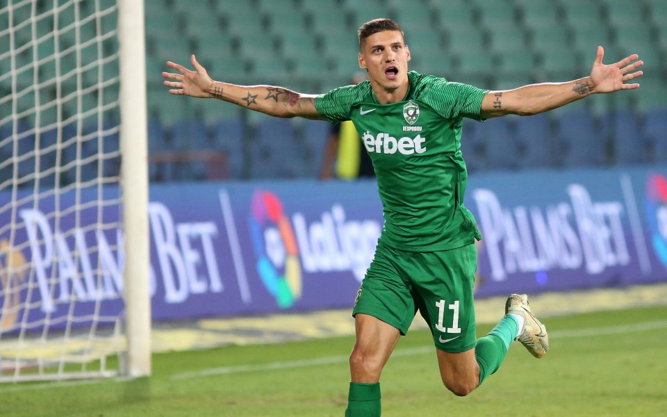 Звездата на Лудогорец – Кирил Десподов, който отбеляза два гола