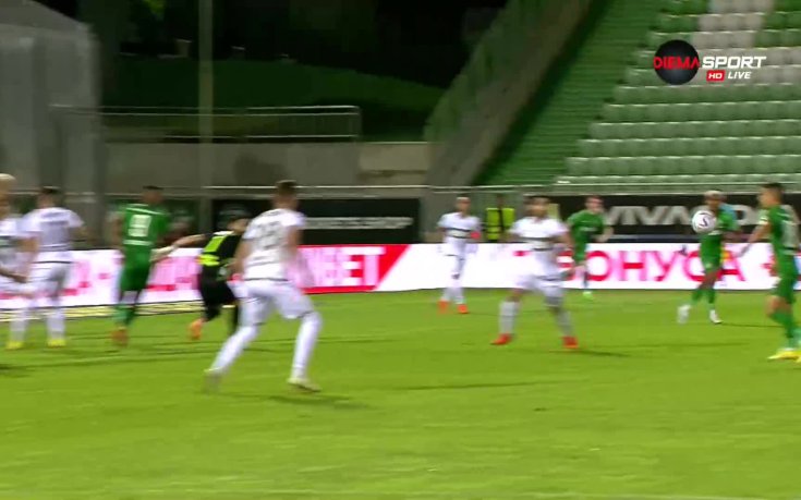 Иван Йорданов с първи гол за Лудогорец, наказа Хебър в Разград