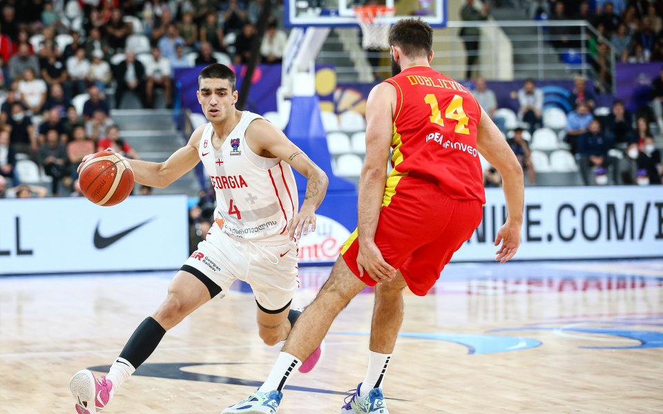 Отборът на Черна гора победи Грузия с 81:73 (21:19, 20:16,