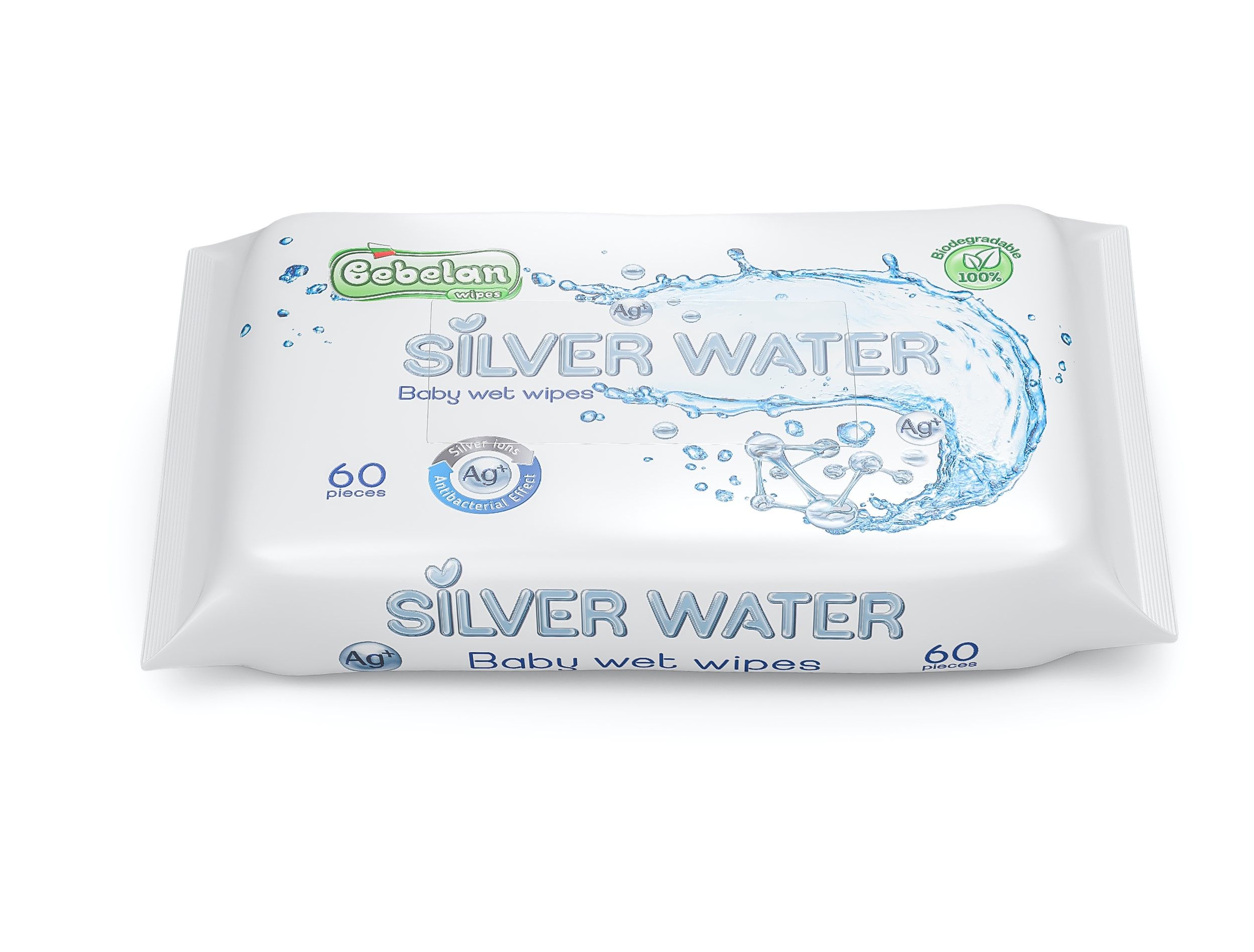 BEBELAN Кърпи със Сребърна Вода Silver Water
