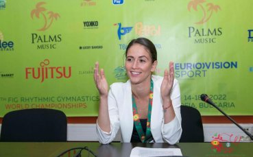 Вицепрезидентът на федерацията ни по художествена гимнастика Невяна Владинова говори
