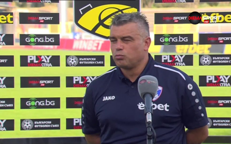 Наставникът на Спартак Варна - Тодор Киселичков говори след първата