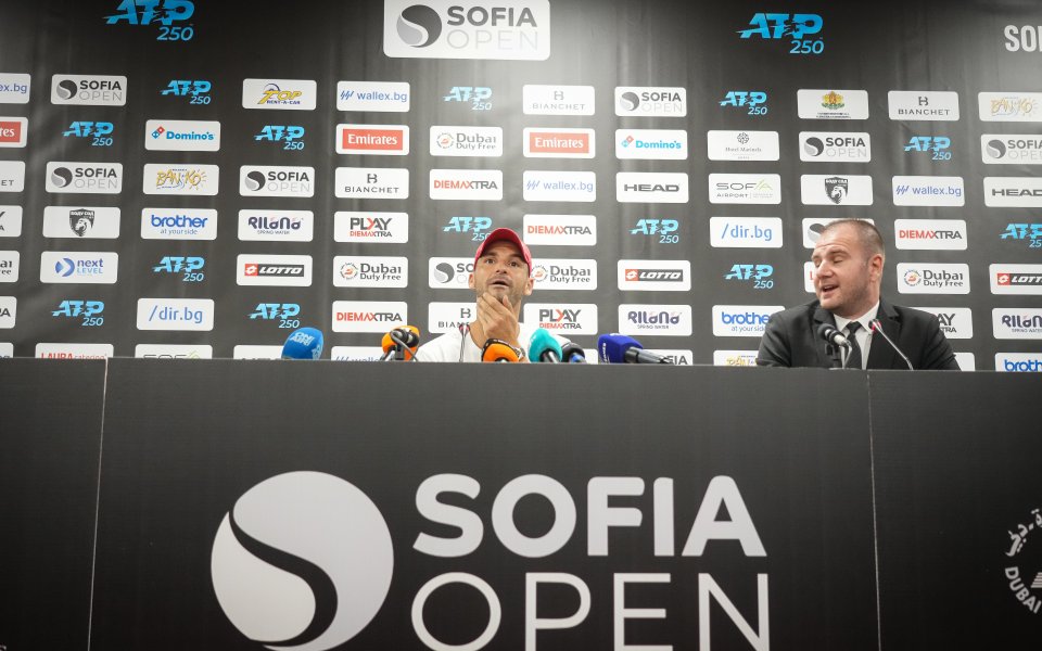 Пресконференция на Григор Димитров преди Sofia Open, 25.09.2022 г.