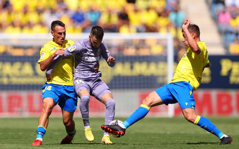 Кадис завърши наравно 0:0 с гостуващия Виляреал в среща от