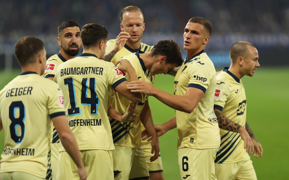 Хофенхайм разби с 3:0 като гост Шалке 04 в мач