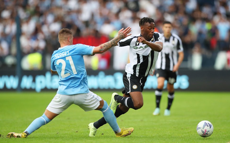 Тимовете на Лацио и Удинезе не се победиха в един