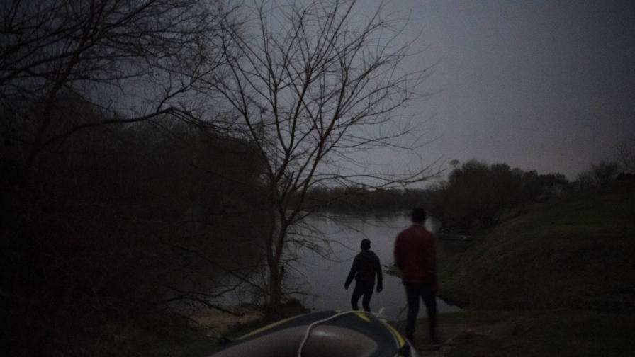 Голи, 92 мигранти край река Марица