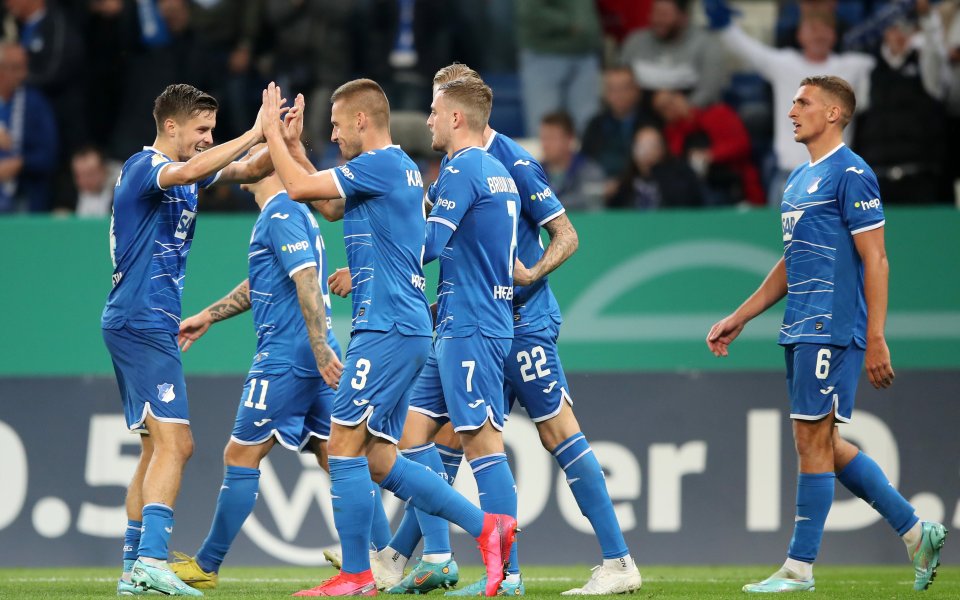 Хофенхайм се класира за осминафиналите за Купата на Германия, след