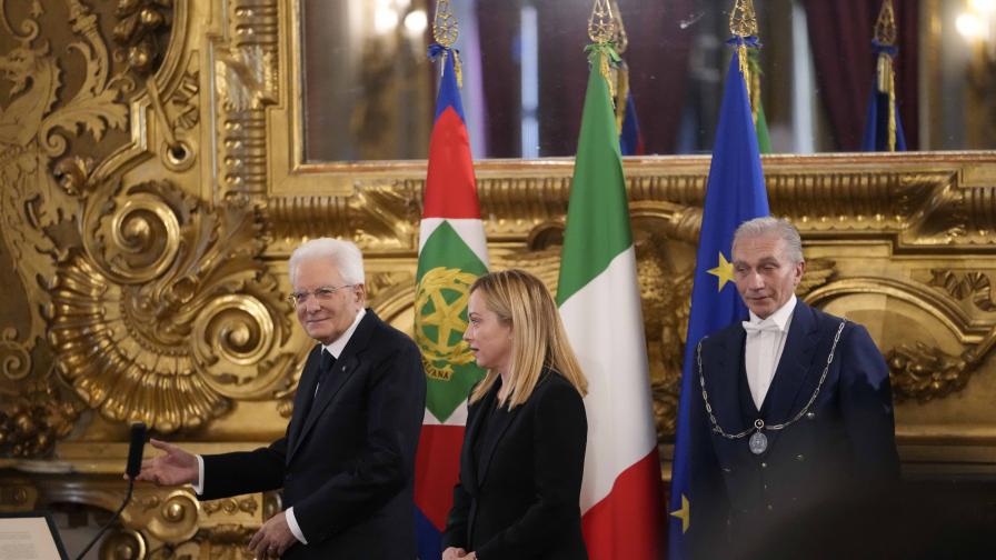 <p>Мелони положи клетва като премиер на Италия</p>
