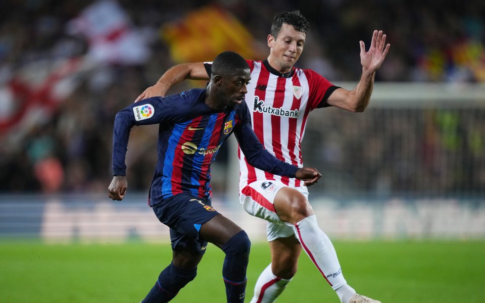 Барселона и Атлетик Билбао играят при резултат 4:0 в мач