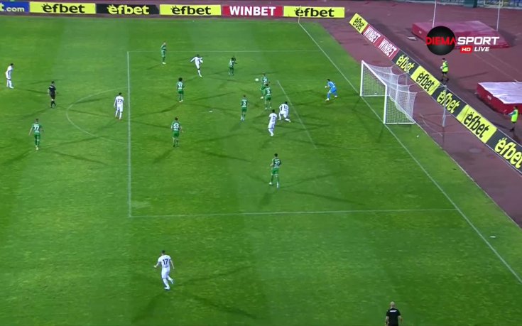 Хебър - Берое 1:1 /първо полувреме/