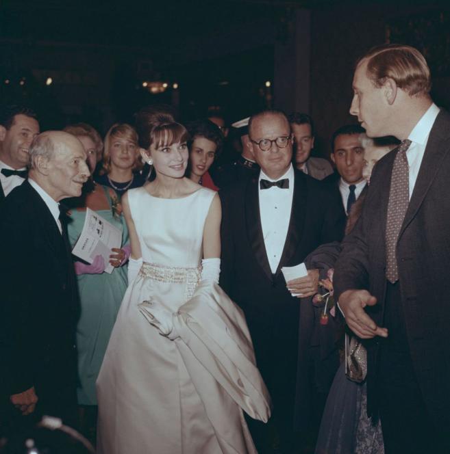  Одри Хепбърн на премиера на кино лентата Закуска в Тифани в Лондон, 19 октомври 1961 година 