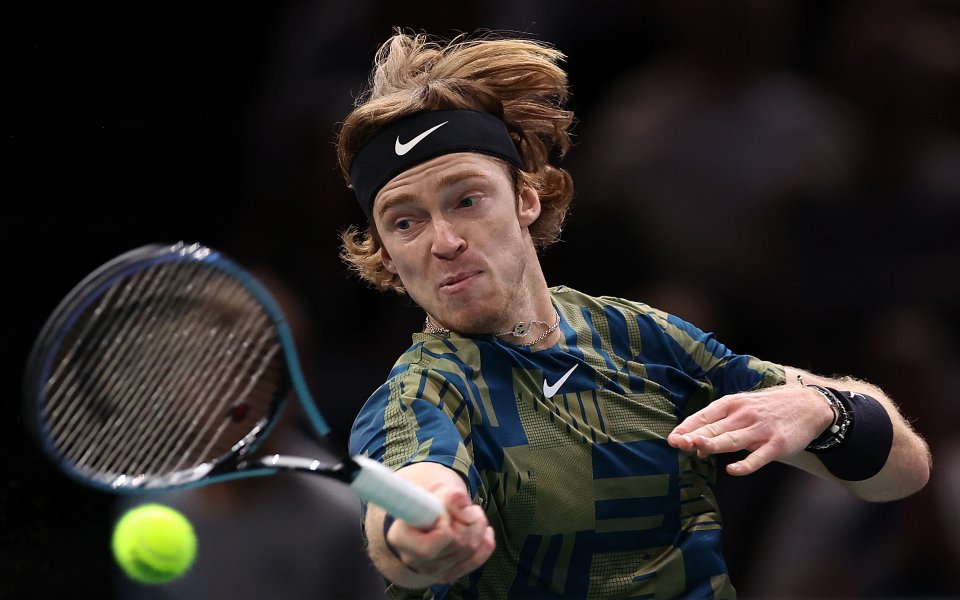 Джон Иснър - Андрей Рубльов 0:2 сета / ATP 1000, Париж, първи кръг, 01.11.2022 г.